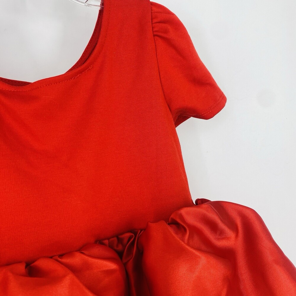 NWT H&M 2-4 Years Toddler Red Special Occasion Dress Girl's Holiday - Picture 7 of 9